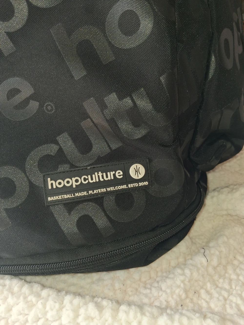 Hoop Culture Lumino Zeitgeist Reflective Basketball Backpack Black